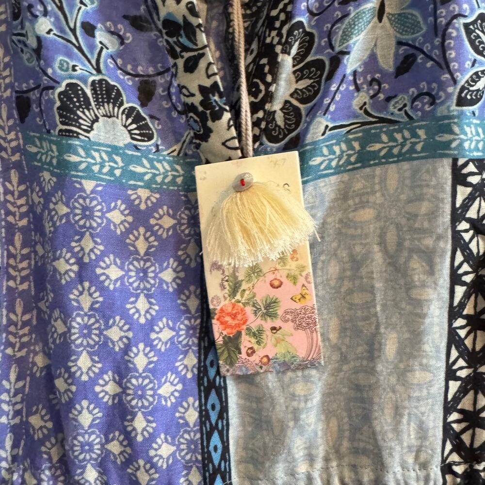 New Johnny Was Marrakesh Patchwork Drawstring Dre… - image 7